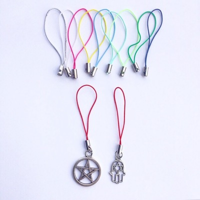 Pentagram or hamsa phone strap charm