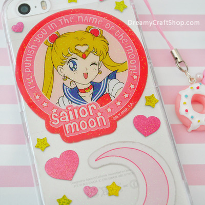 Custom sailor moon resin phone case