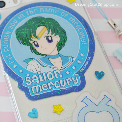 Custom sailor mercury - resin phone case