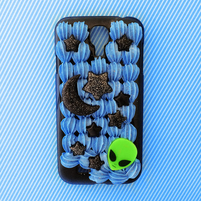 Gs4 blue glitter whipped case