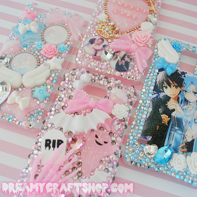 Custom large rhinestone case